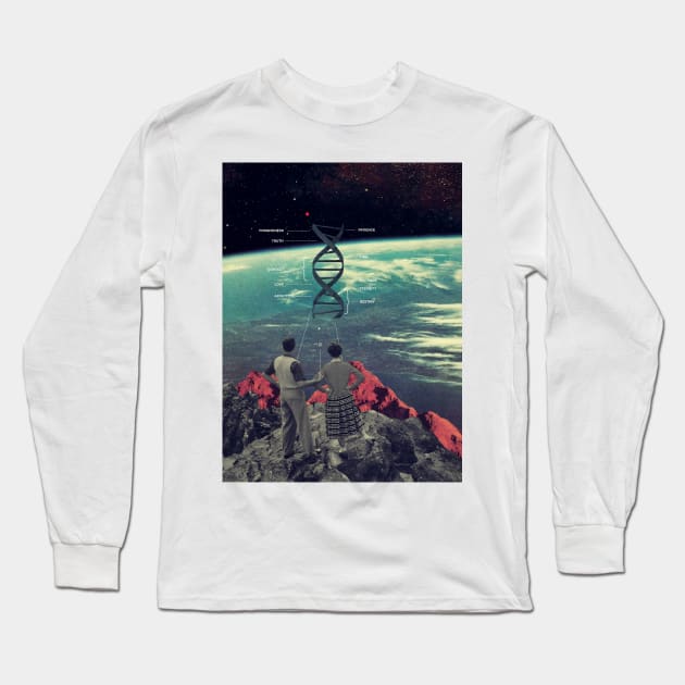 Distance And Eternity Long Sleeve T-Shirt by FrankMoth